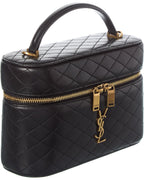 Saint Laurent Gaby Large Leather Cosmetic Case