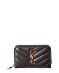 Saint Laurent Cassandre Leather Coin Purse