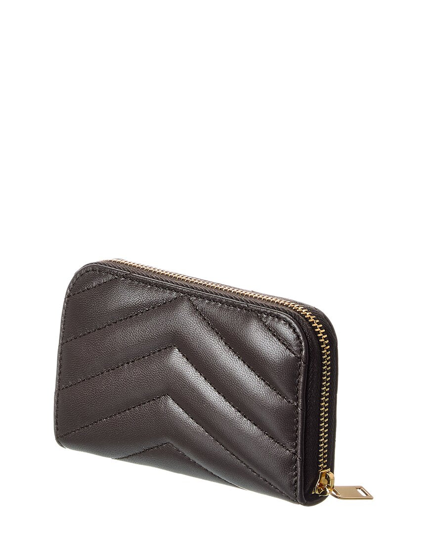 Saint Laurent Cassandre Leather Coin Purse