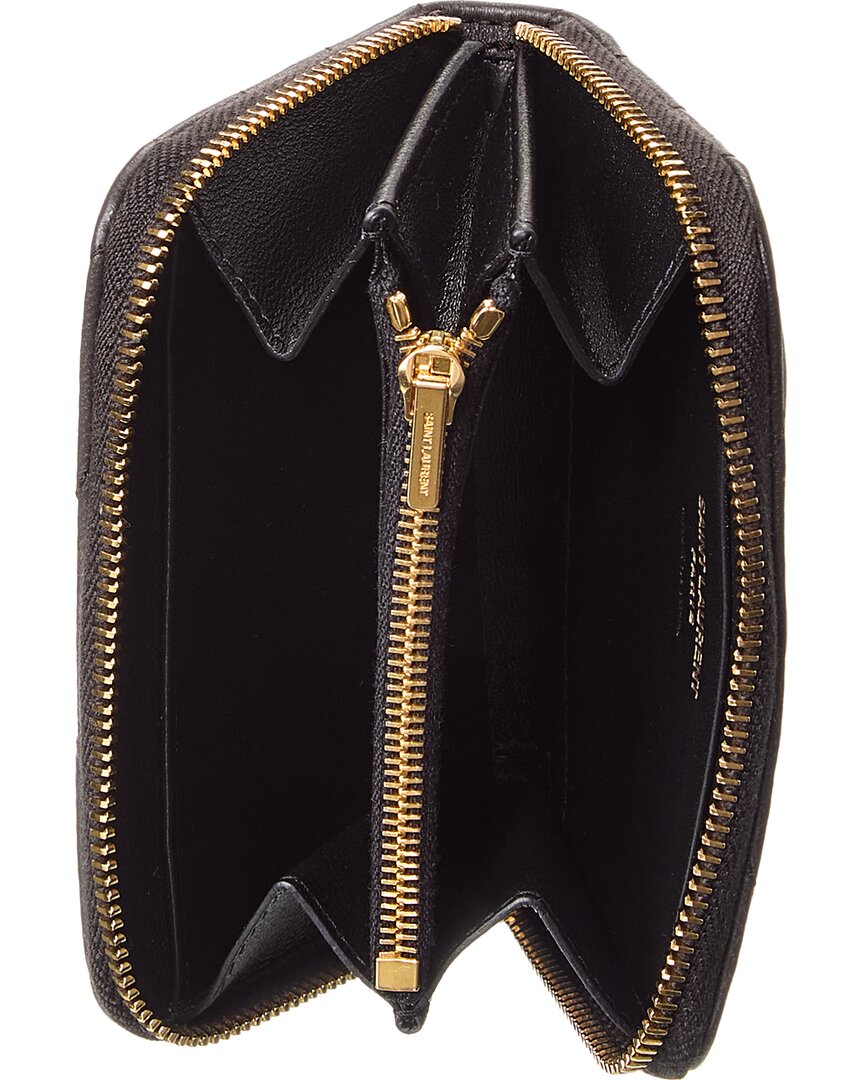 Saint Laurent Cassandre Leather Coin Purse