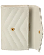 Saint Laurent Small Matelasse Leather Envelope Wallet