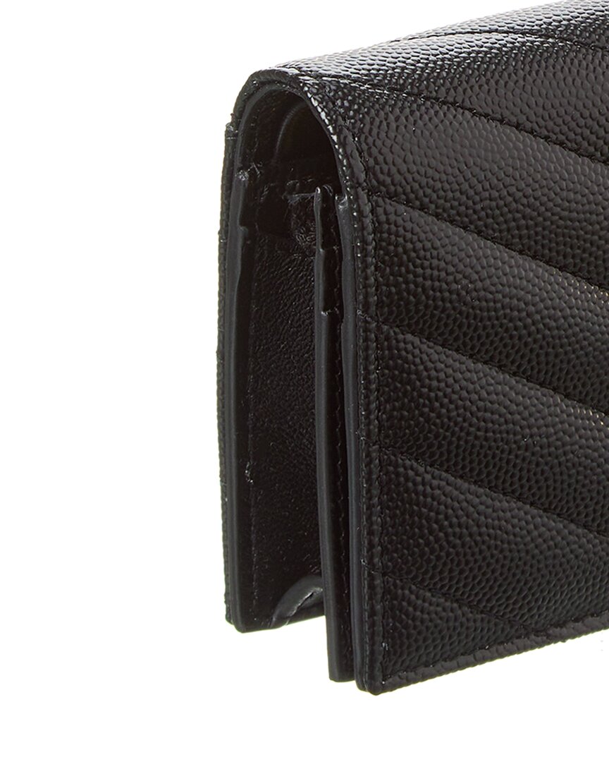 Saint Laurent Cassandre Leather Coin Purse
