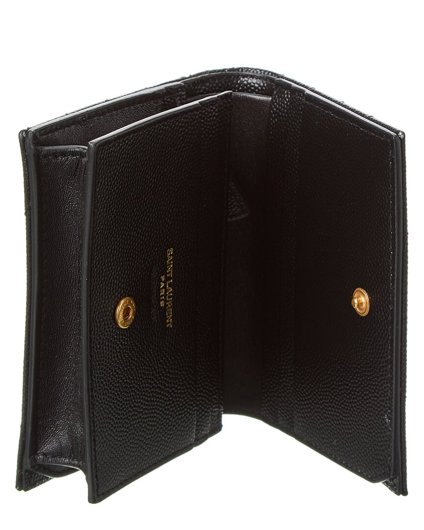 Saint Laurent Cassandre Leather Coin Purse