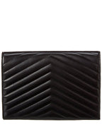 Saint Laurent Cassandre Leather Pouch