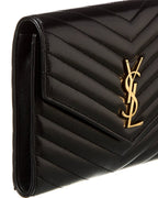 Saint Laurent Cassandre Leather Pouch