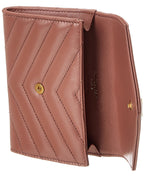 Saint Laurent Small Matelasse Leather Envelope Wallet