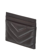 Saint Laurent Cassandre Leather Card Case