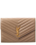 Saint Laurent Cassandre Leather Pouch