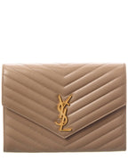 Saint Laurent Cassandre Leather Pouch