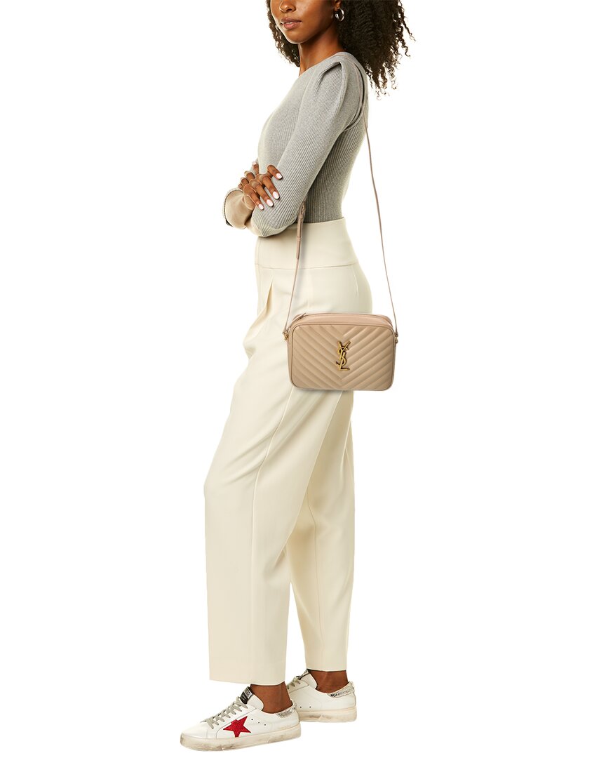 Saint Laurent Lou Monogram Leather Camera Bag