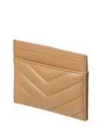 Saint Laurent Monogram Matelasse Leather Card Holder