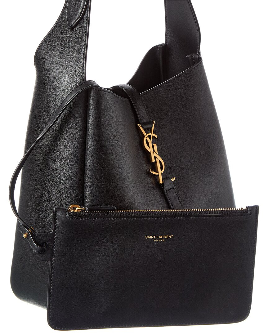 Saint Laurent Le 5 Supple Leather Hobo Bag
