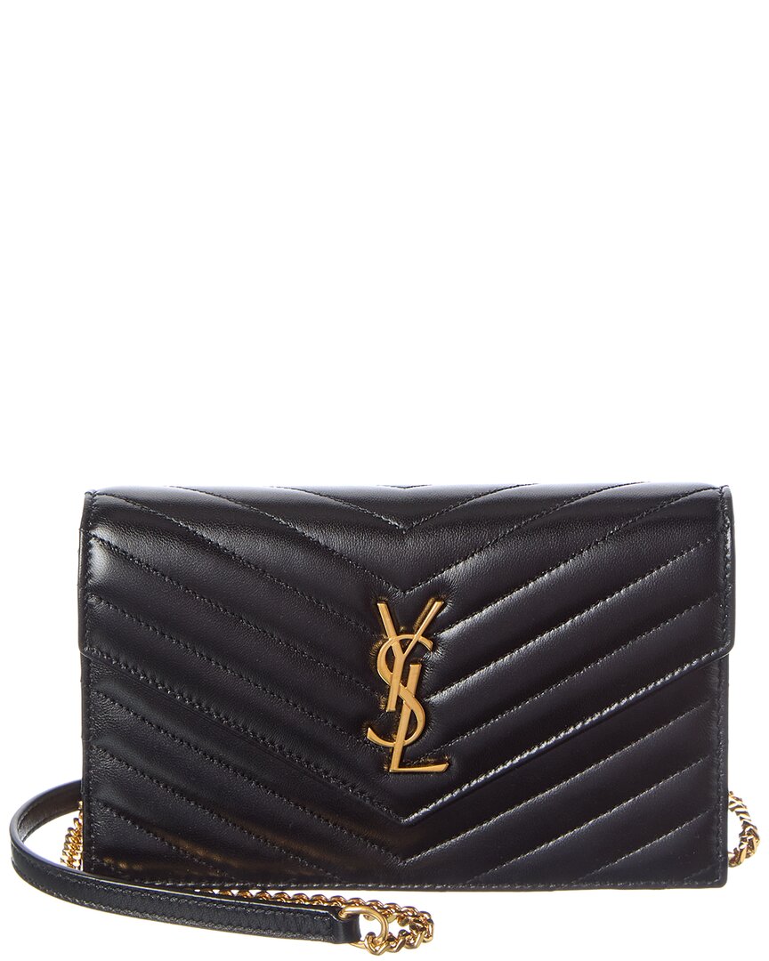Saint Laurent Logo Leather Crossbody