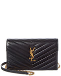Saint Laurent Logo Leather Crossbody