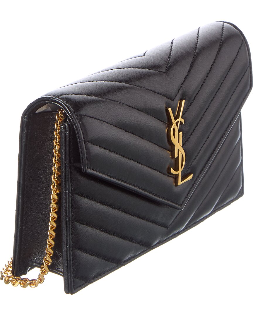 Saint Laurent Logo Leather Crossbody