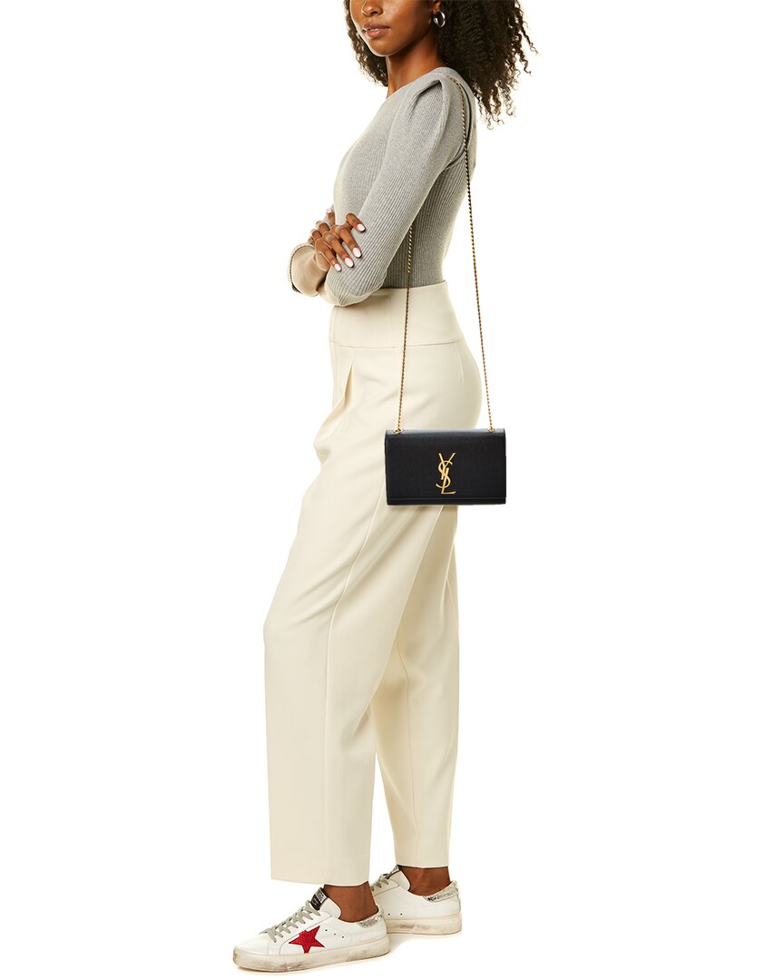 Saint Laurent Kate Monogram Small Leather Crossbody