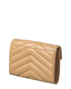 Saint Laurent Small Matelasse Leather Envelope Wallet