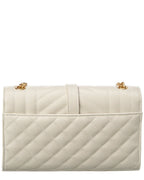 Saint Laurent Envelope Small Leather Wallet On Chain