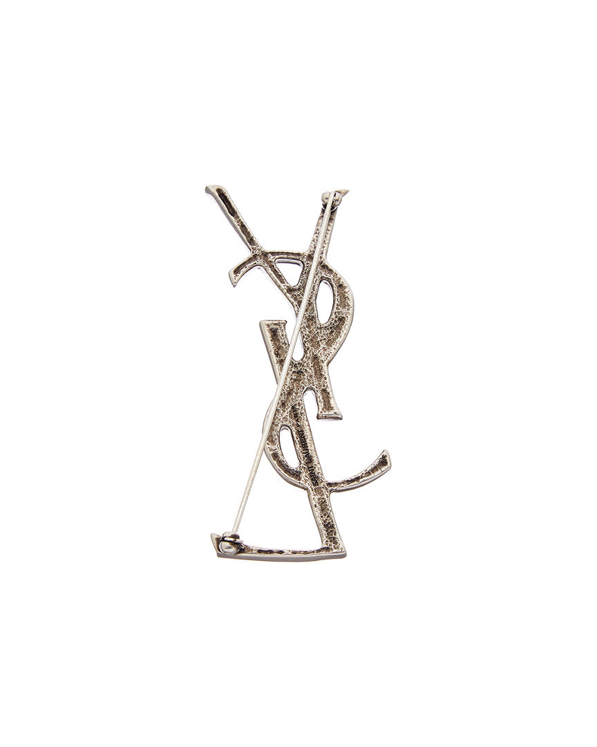 Saint Laurent Opyum Ysl Crocodile Brooch