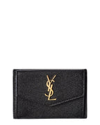 Saint Laurent Uptown Leather Card Case