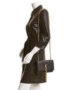 Saint Laurent Kate Tassel Small Leather Wallet On Chain