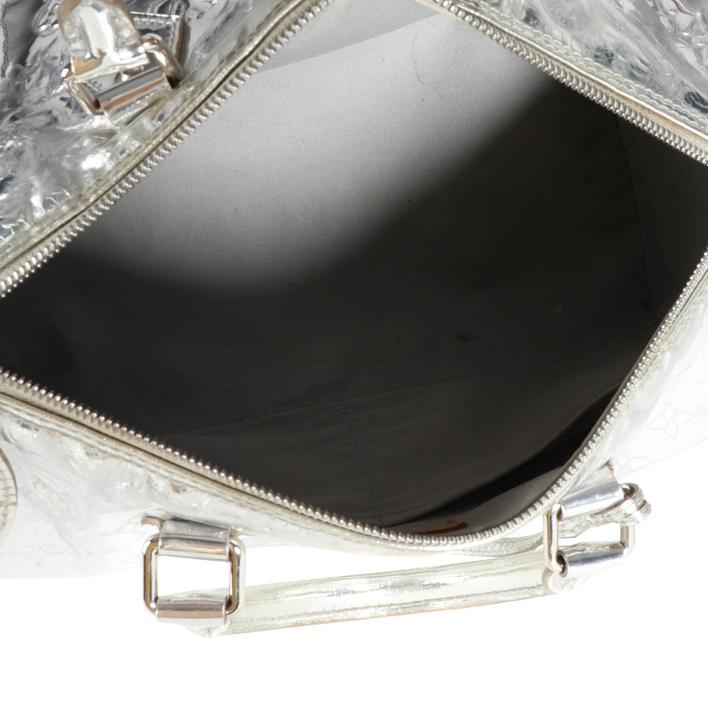 Louis Vuitton Louis Vuitton Limited Edition Silver Monogram Miroir Speedy 35