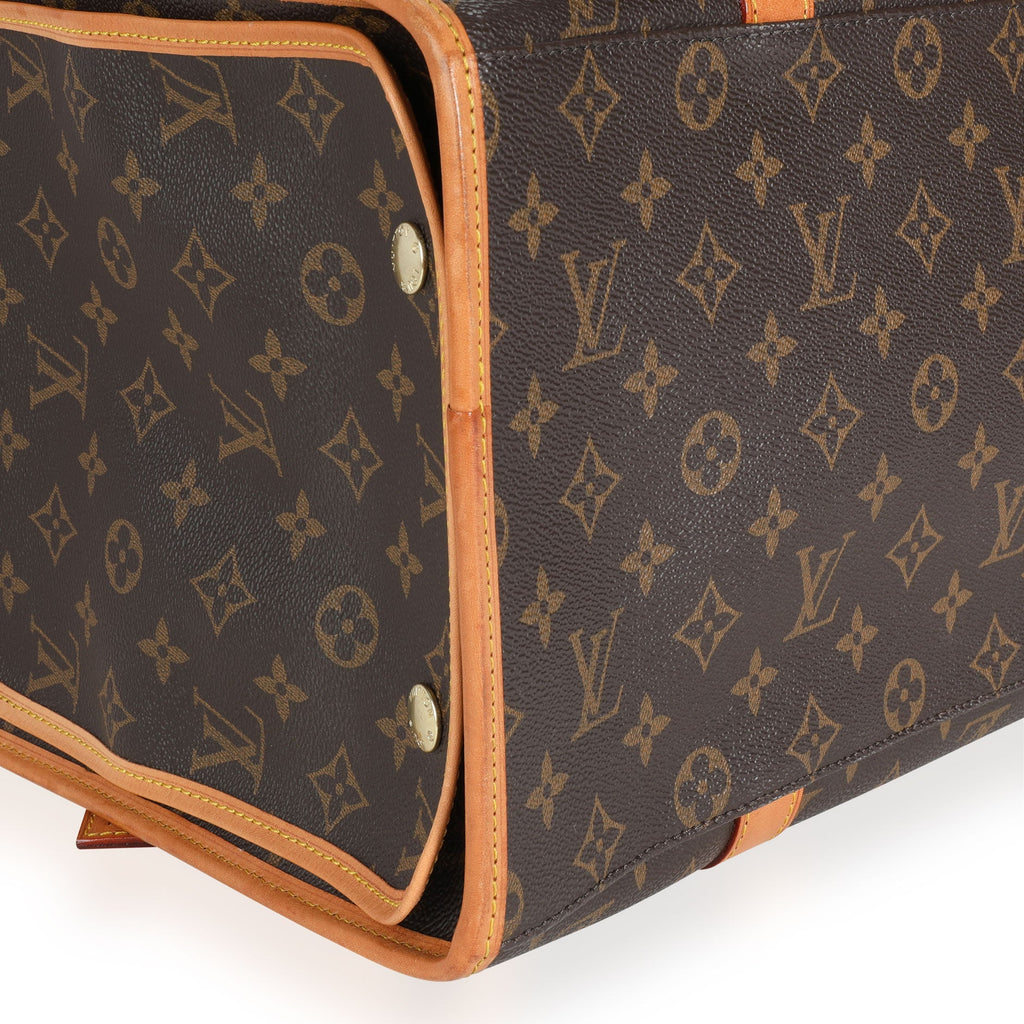 Louis Vuitton Louis Vuitton Monogram Canvas Dog Carrier 40
