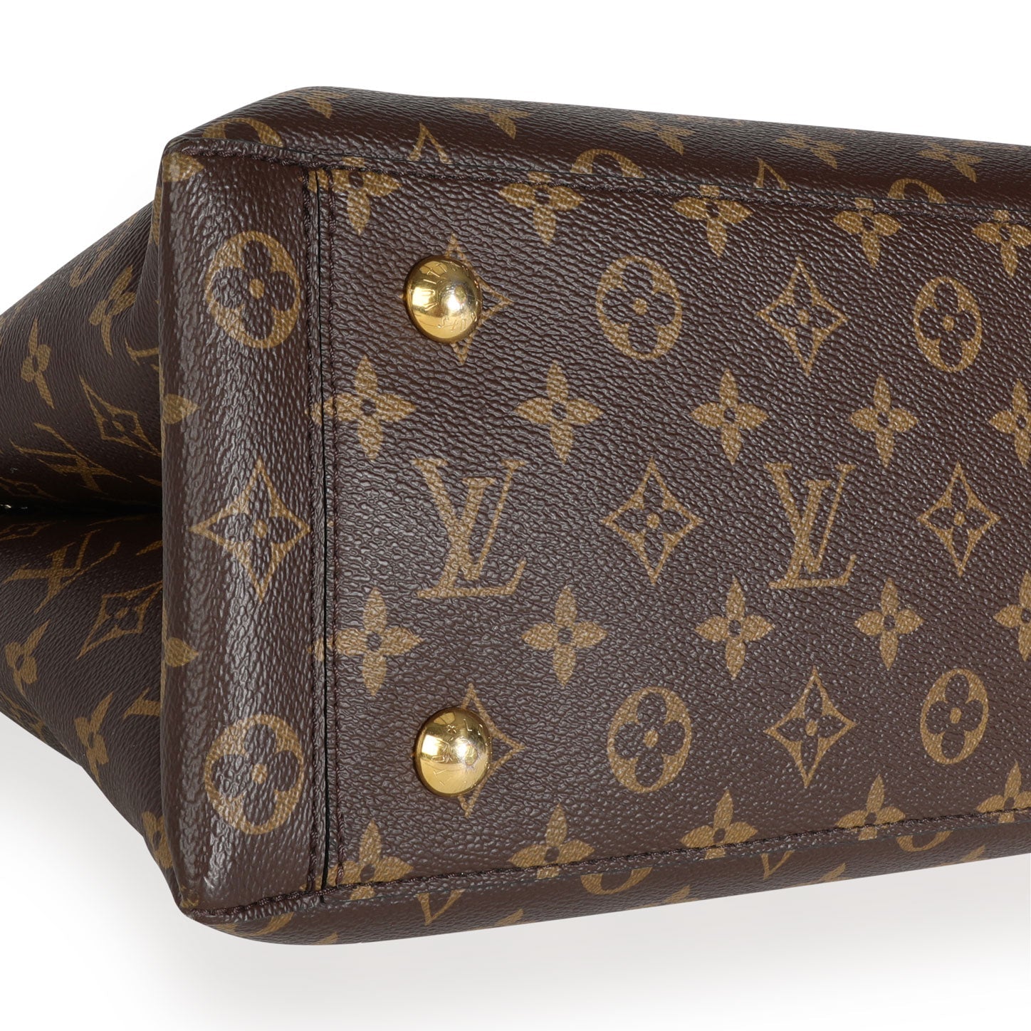 Louis Vuitton Louis Vuitton Monogram Canvas & Black Calfskin Flower Tote