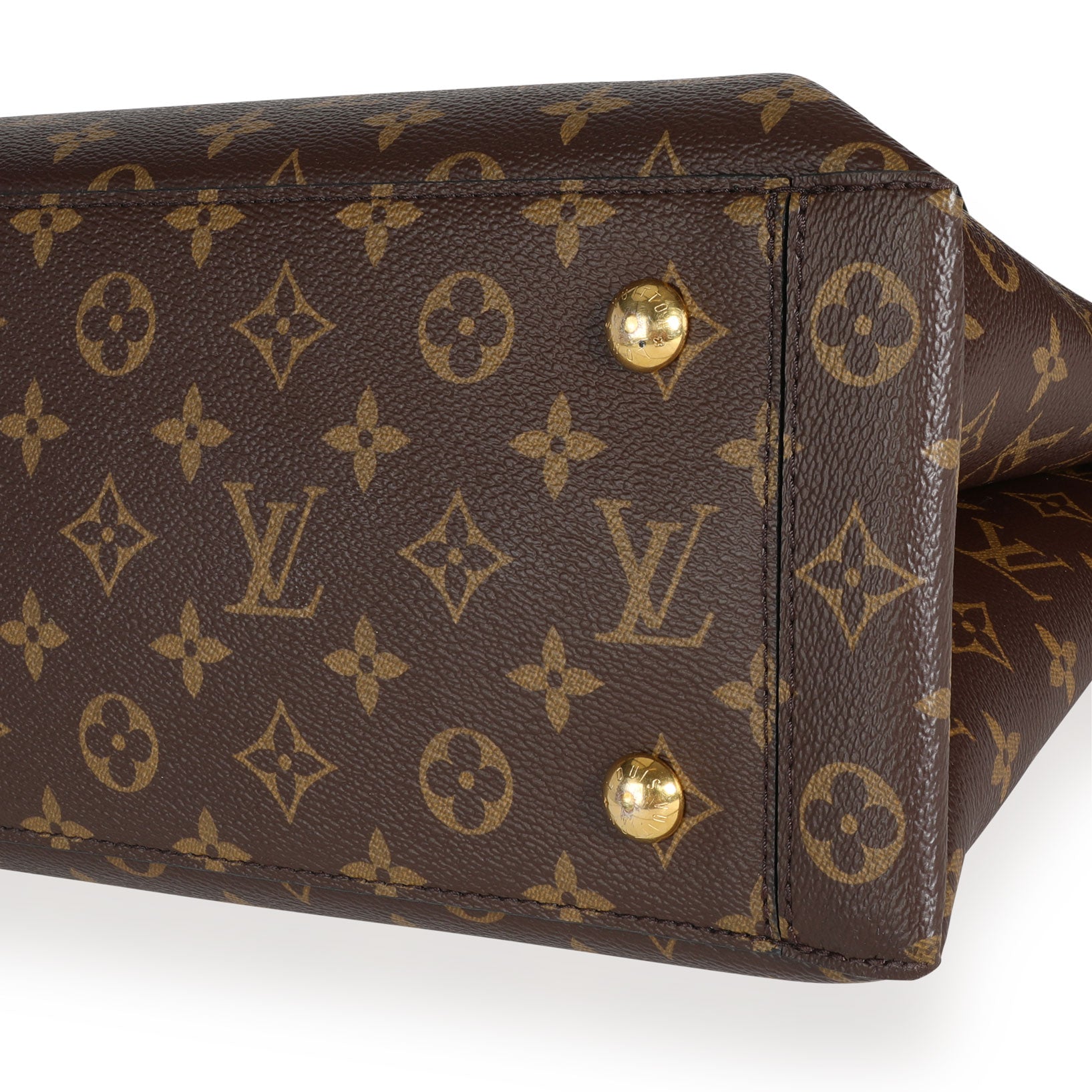 Louis Vuitton Louis Vuitton Monogram Canvas & Black Calfskin Flower Tote