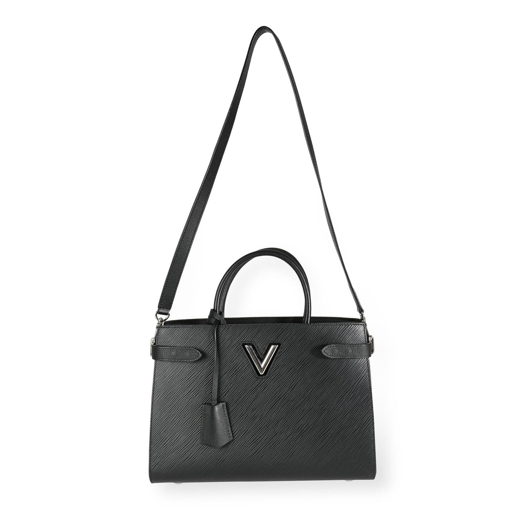 Louis Vuitton Louis Vuitton Black Epi Leather Twist Tote