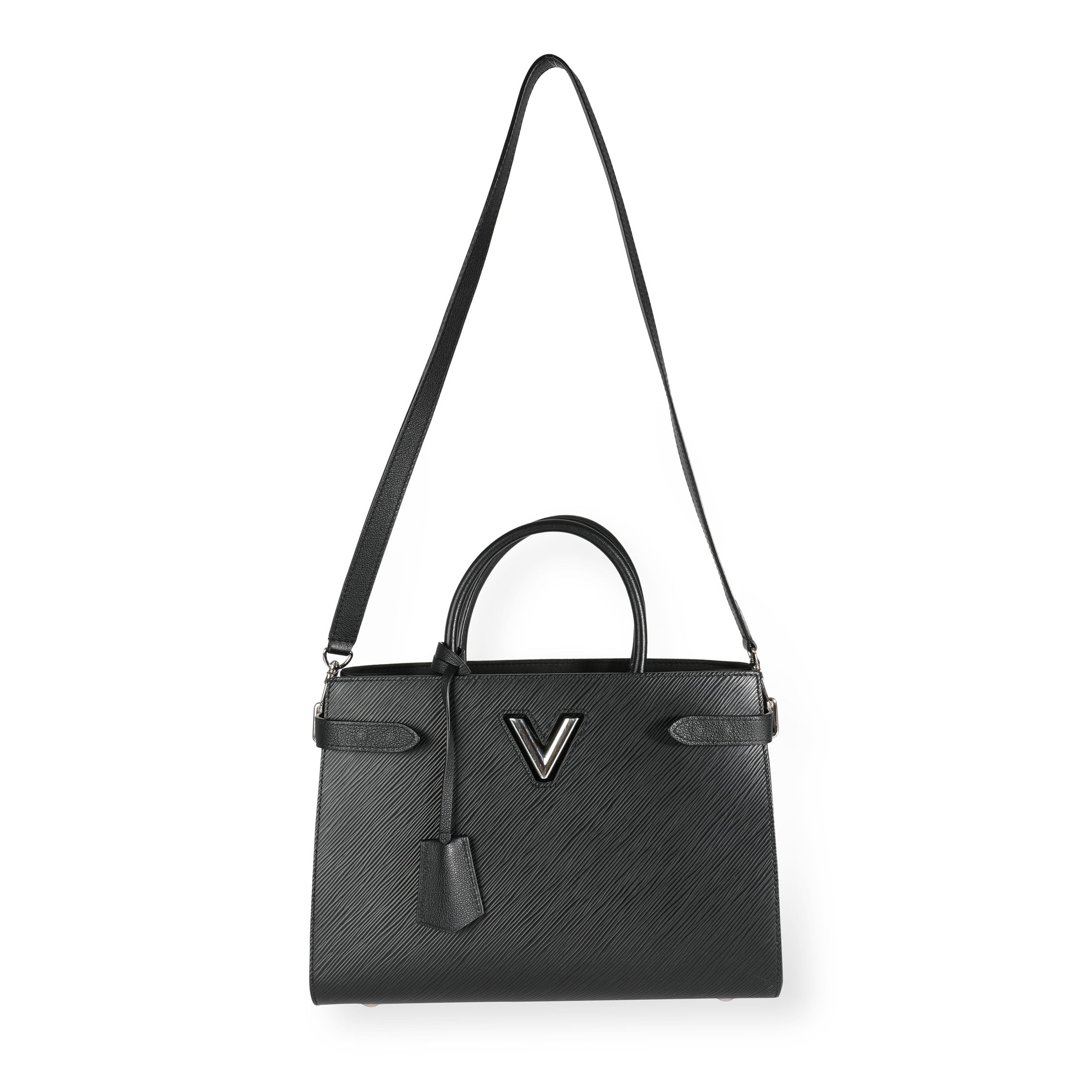 Louis Vuitton Louis Vuitton Black Epi Leather Twist Tote