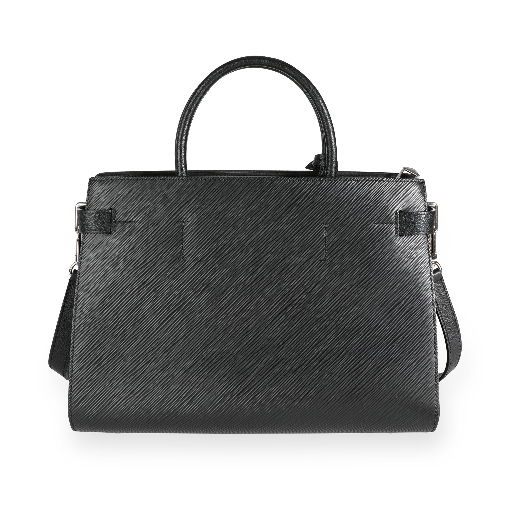 Louis Vuitton Louis Vuitton Black Epi Leather Twist Tote