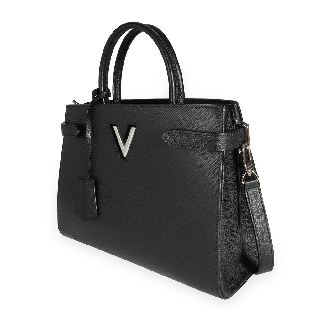 Louis Vuitton Louis Vuitton Black Epi Leather Twist Tote