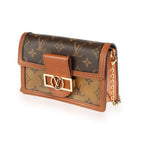 Louis Vuitton Louis Vuitton Monogram & Reverse Monogram Coated Canvas Dauphine Chain Wallet