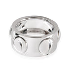 Louis Vuitton Empreinte 10 mm Band in 18K White Gold
