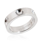 Louis Vuitton Empreinte 5 mm Band in 18K White Gold