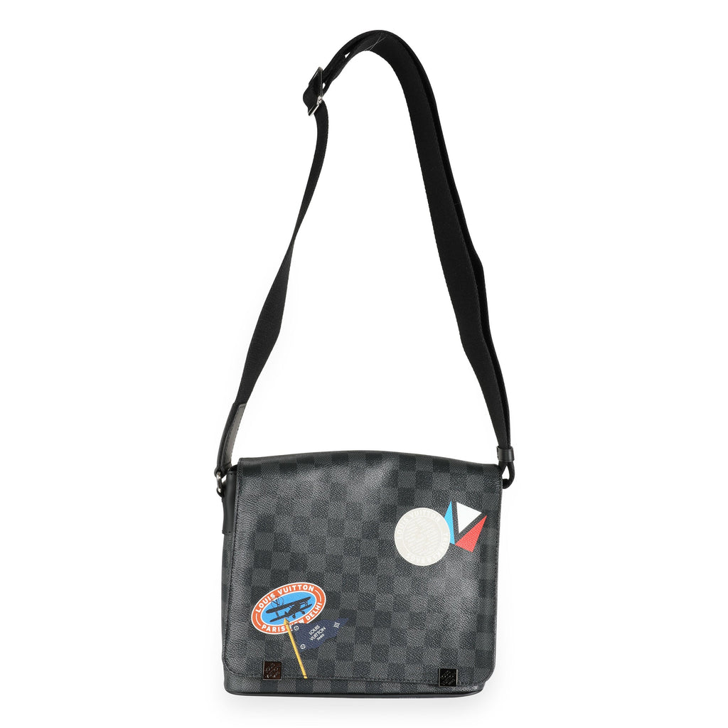 Louis Vuitton Louis Vuitton Limited Edition Damier Graphite LV League District Messenger PM