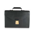 Louis Vuitton Louis Vuitton Noir Epi Leather Serviette Conseiller Briefcase