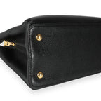 Louis Vuitton Louis Vuitton Black Taurillon Leather Capucines MM