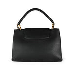 Louis Vuitton Louis Vuitton Black Taurillon Leather Capucines MM