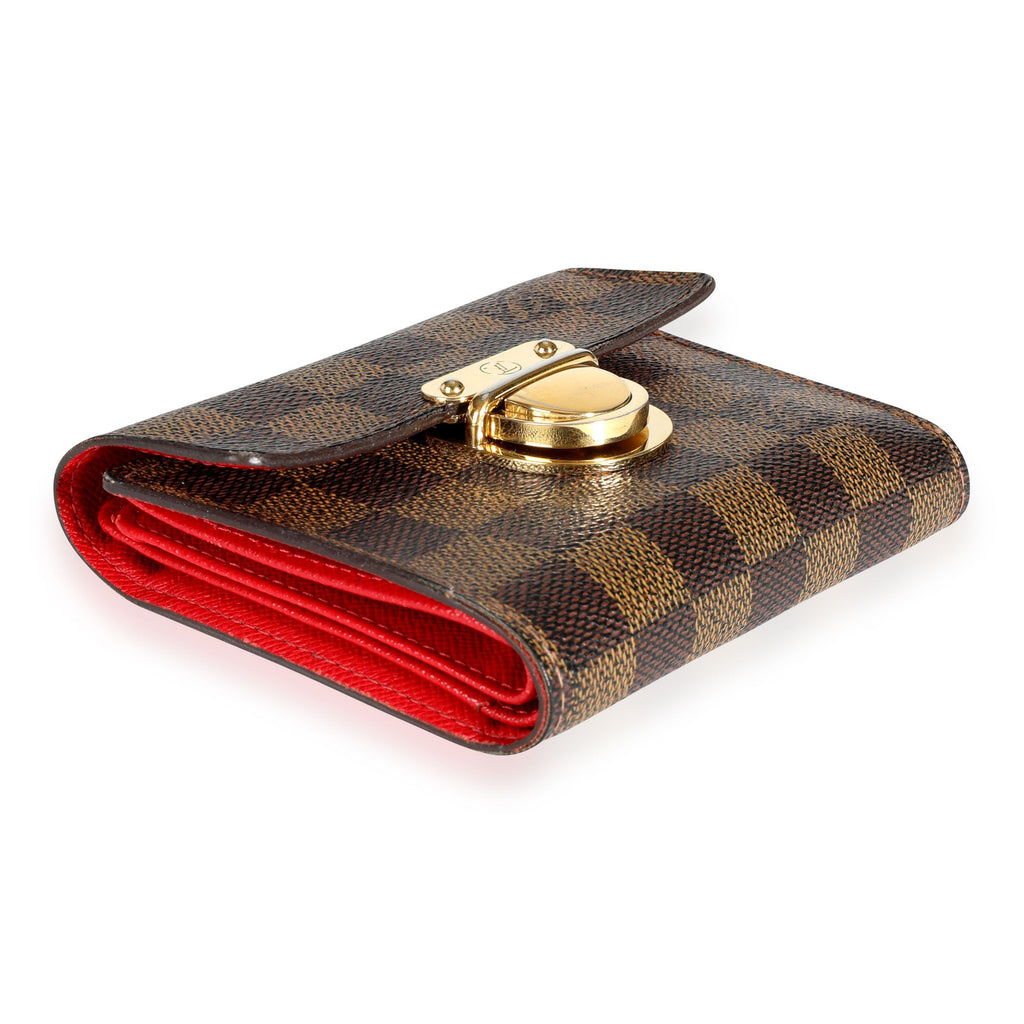 Louis Vuitton Louis Vuitton Damier Ebene Canvas Koala Wallet