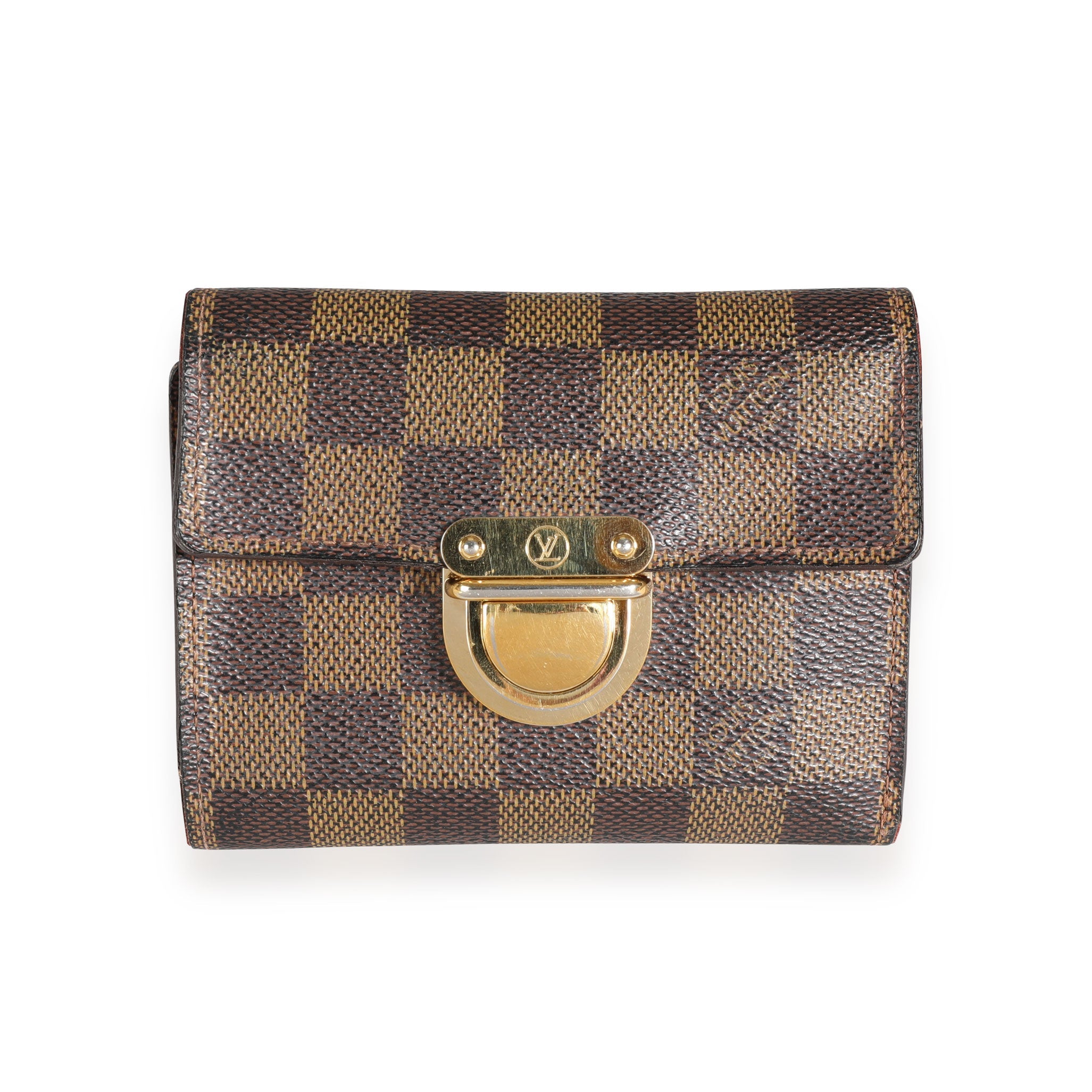 Louis Vuitton Louis Vuitton Damier Ebene Canvas Koala Wallet