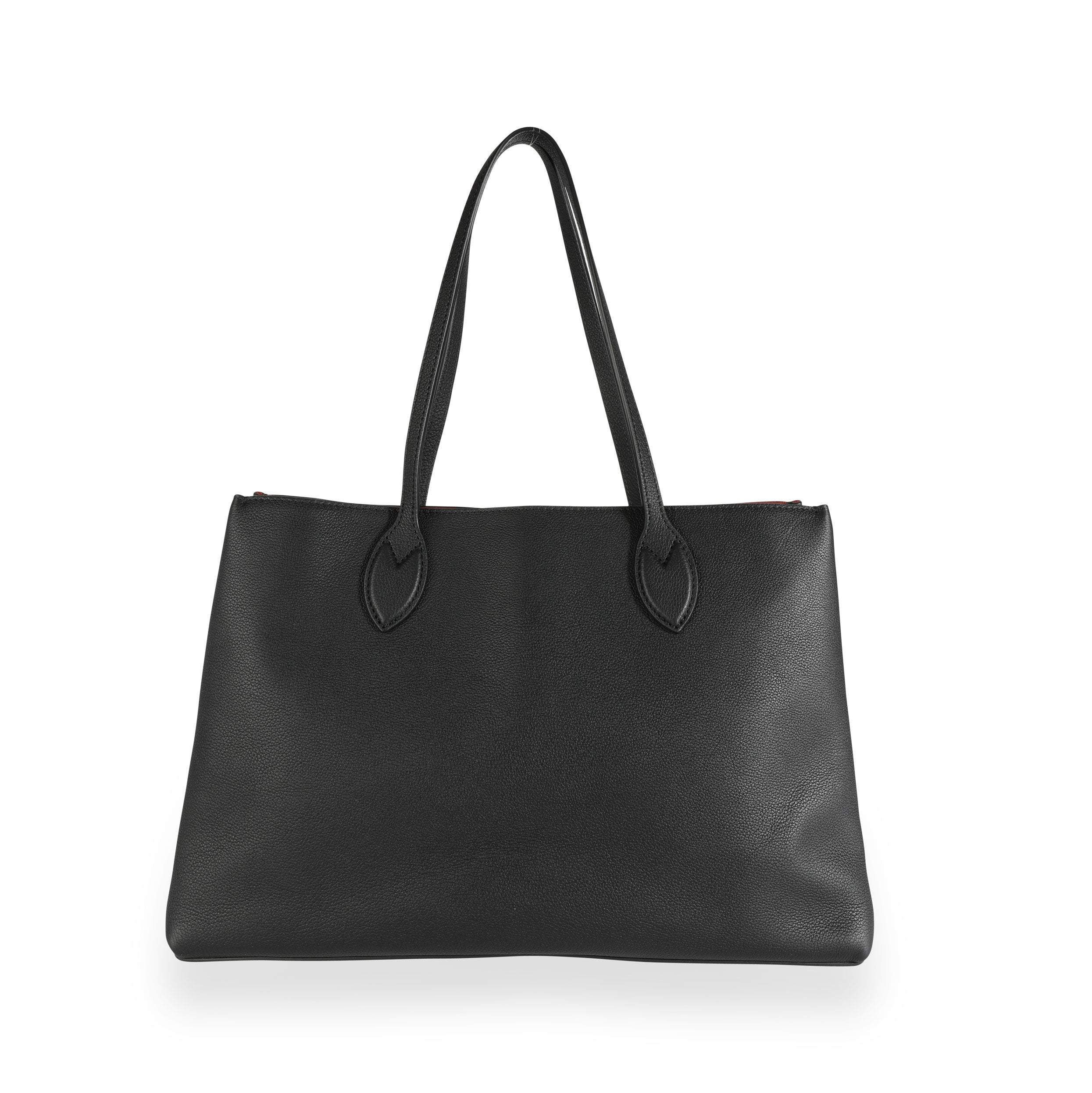 Louis Vuitton Louis Vuitton Black Calfskin Lockme Shopper