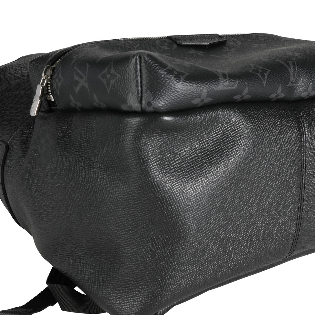 Louis Vuitton Louis Vuitton Black Monogram Eclipse Canvas & Taiga Leather Discovery Backpack