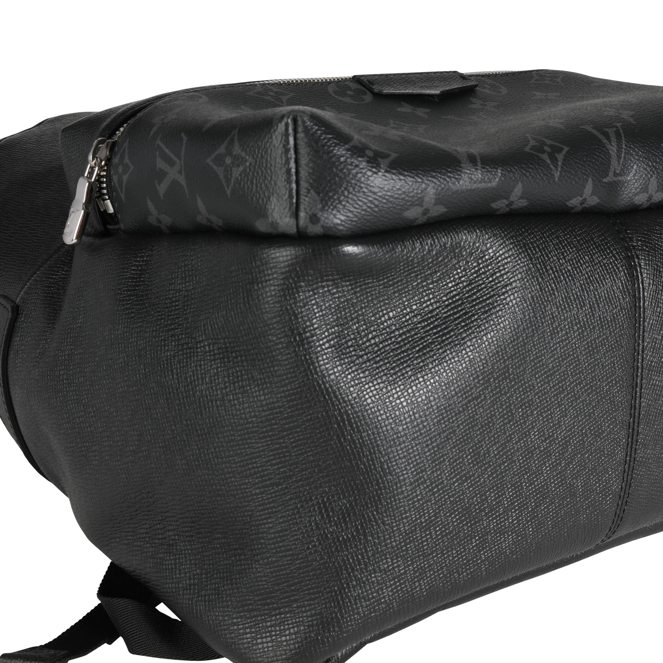 Louis Vuitton Louis Vuitton Black Monogram Eclipse Canvas & Taiga Leather Discovery Backpack