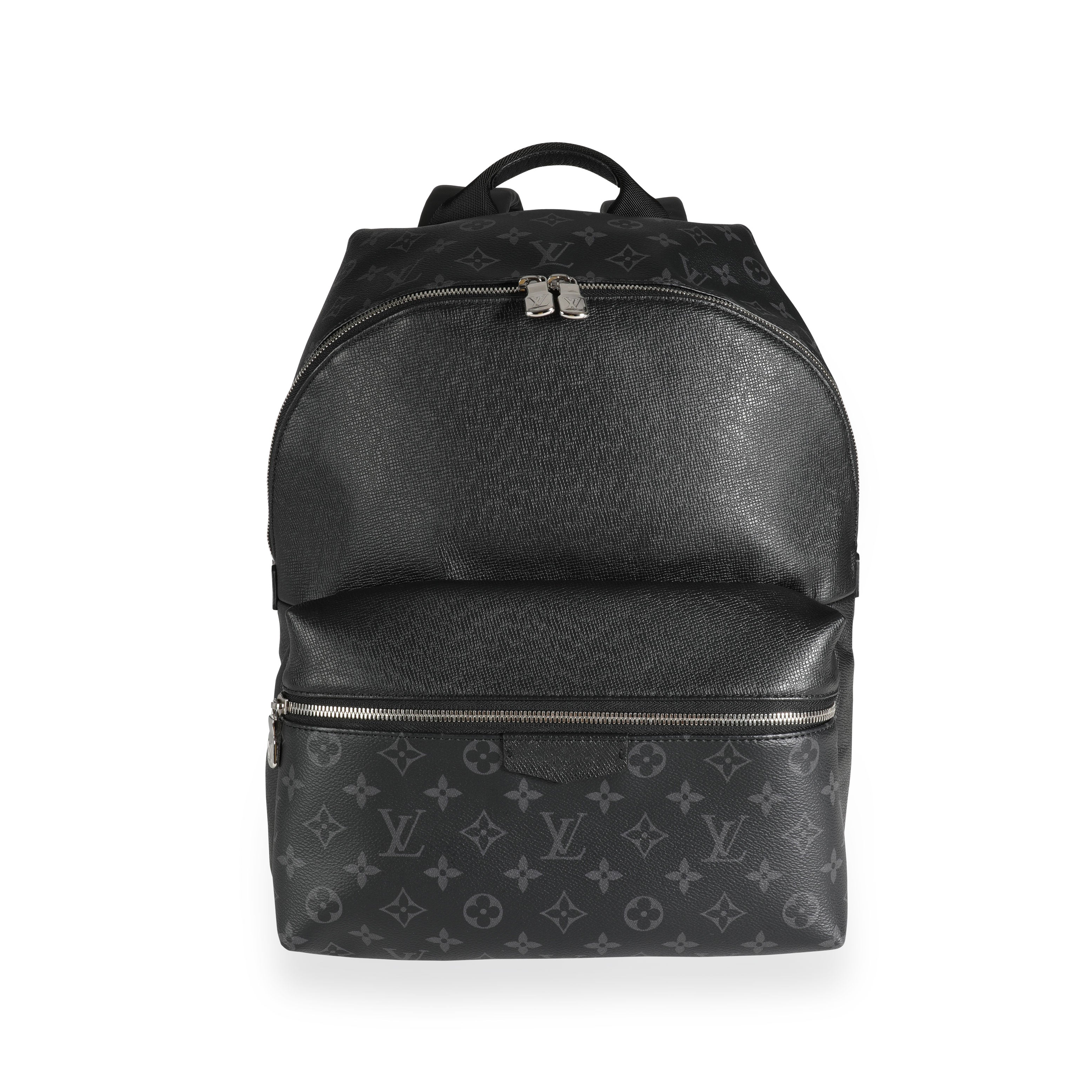 Louis Vuitton Louis Vuitton Black Monogram Eclipse Canvas & Taiga Leather Discovery Backpack