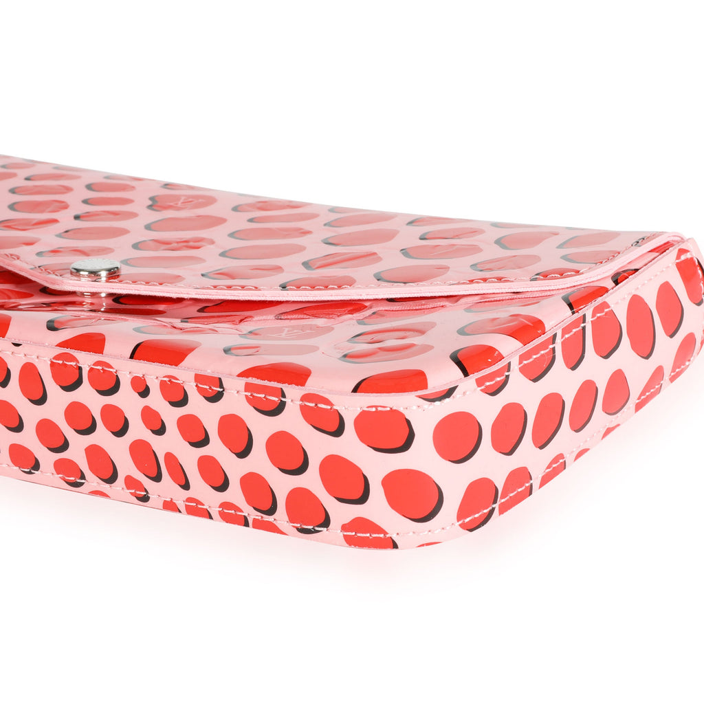 Louis Vuitton Louis Vuitton Limited Edition Sugar Poppy Vernis Jungle Dots Félicie Pochette