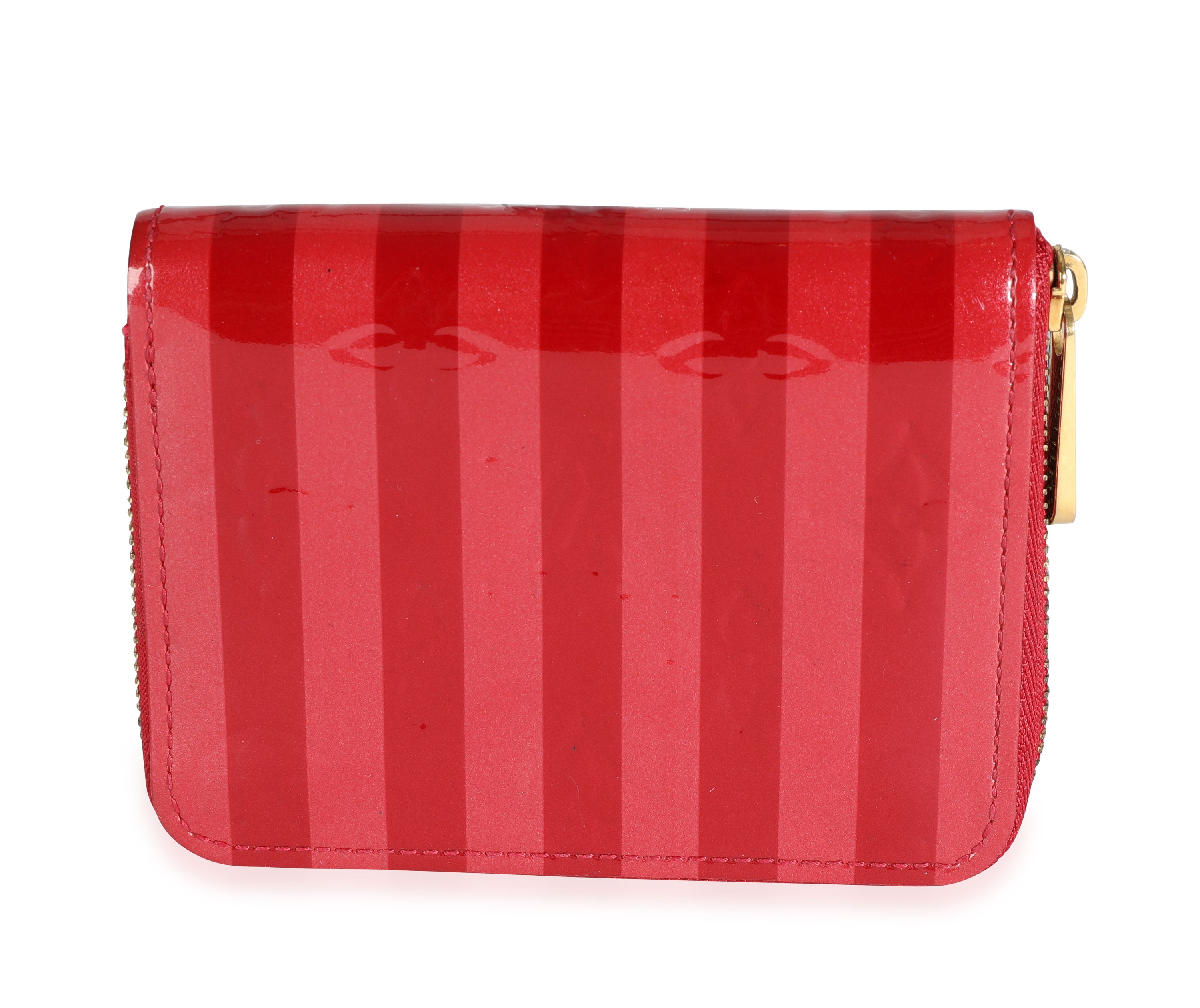 Louis Vuitton Louis Vuitton Pomme DAmour Rayures Monogram Vernis Zippy Coin Purse