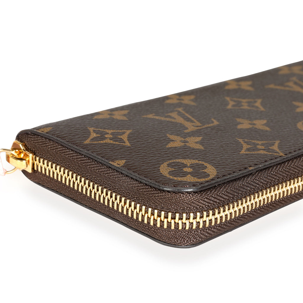 Louis Vuitton Louis Vuitton Monogram Canvas & Rose Ballerine Clémence Wallet