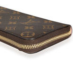 Louis Vuitton Louis Vuitton Monogram Canvas & Rose Ballerine Clémence Wallet